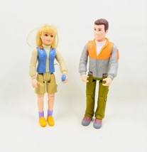 Fisher Price Loving Family Dollhouse Camping Dad Man Mom Woman Girl Blonde 2004 - £19.91 GBP