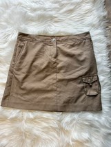 IZOD Golf Tennis Skirt Women&#39;s Size 2 Brown Athletic Mini Skirt EUC - £12.70 GBP