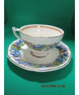 GRAND DUCAL ENGLAND TEA CUP AND SAUCER FLORAL FLORENTINE [51] - $60.93 CAD