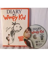 Zachary Gordon Signed Autographed &quot;Diary of a Wimpy Kid&quot; DVD Movie - $950.15 MXN