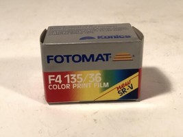 Vintage 1990 Fotomat 35mm Film NEVER OPENED F4 135/36 400 Color Print NOS Japan - £12.93 GBP