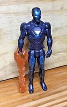 Marvel Hydro Shock Iron Man Action Figure 4&quot; Tall 2011 Loose Figure - £4.61 GBP