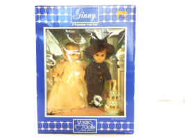 Vogue Ginny Dolls Bride and Groom Set 8&quot; Pose-able Vinyl #71005 1986 Box - $17.82