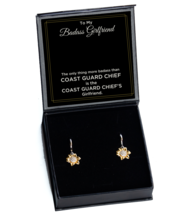 Ear Rings For Military Girlfriend, Coast Guard Chief Girlfriend Earring Gifts,  - £39.50 GBP