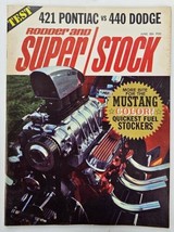 VTG Rodder and Super Stock Magazine June 1966 421 Pontiac v 440 Dodge No Label - £11.34 GBP