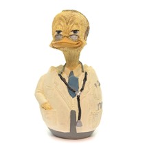 Vintage Eggbert And Friends 1989 Malcom Bommer Duck Doctor Figurine Enesco  - £9.36 GBP