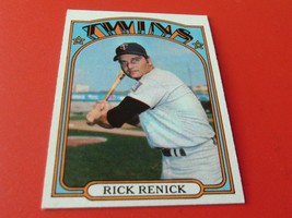 1972 Topps #459 Rick Renick Twins Baseball Nm / Mint Or Better !! - £51.05 GBP
