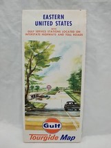Vintage 1968 Eastern United States Gulf Tourgide Travel Map - £17.08 GBP