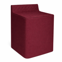 Washing Machine Cover Waterproof Quilted PEVA Zippered Heavy Duty Burgundy - $14.84