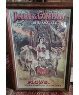 Deere &amp; Company Sulky Plows Advertising Print Framed Agriculture Collect... - $50.00