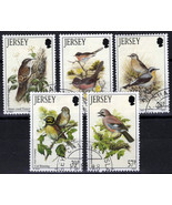 ZAYIX Great Britain - Jersey 646-650 Used Birds Jay Warbler Wheatear 033... - £3.81 GBP