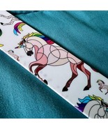 C4 Belts Unicorn White Rainbow Belt Clear Gray Buckle - $27.15 CAD