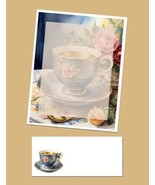 Teacup Blue  - Stationery Set - Lined Writing Paper and Envelopes - £17.18 GBP