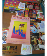 Peter Max 26 X 24&quot; Retrospektive Collage Poster Park West Gallery Unframed - $270.80 CAD