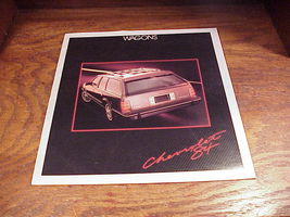 1984 Chevrolet Wagons Sales Brochure, no. 4343 - $7.95
