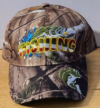 Fishing Fish Hook Fisherman Outdoor Baseball Cap Hat ( Camouflage ) - £9.47 GBP