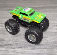 Hot Wheels Monster Jam 1:64 Avenger Green Truck Variant Lucas Oil Big Tires - $11.66