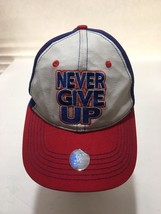 John Cena Never Give Up U Can&#39;t See Me Red Blue White WWE Wrestling Hat Cap - £18.67 GBP