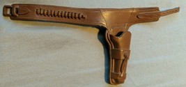 1960&#39;s-70&#39;s Auth/Orig Marx Johnny West Brown Gun Belt Holster Nice Cond ... - $7.09