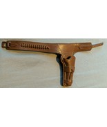 1960&#39;s-70&#39;s Auth/Orig Marx Johnny West Brown Gun Belt Holster Nice Cond ... - €6,19 EUR