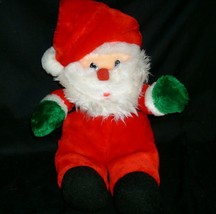 16" Vintage Cuddle Wit Christmas Stuffed Animal Plush Santa Claus Doll Xmas Big - $31.35