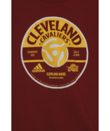 Cleveland Rocks Cavaliers Cavs L Adidas T-Shirt 45 RPM Record Logo Baske... - £23.90 GBP
