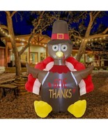 ATDAWN 6 Foot Thanksgiving Inflatable Turkey, Perfect Thanksgiving Autum... - €58,88 EUR