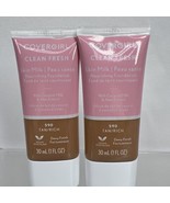 (2) COVERGIRL 590 Tan Rich Clean Fresh Milk Foundation Dewy Finish COMBI... - $8.99