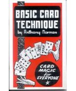 Basic Card Technique by Anthony Norman - paperback book - $9.89