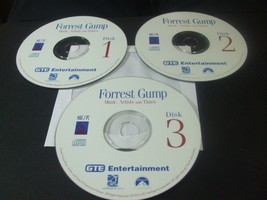 Forrest Gump - Music, Artists and Times (Video CD, PC &amp; Mac, 1995) - Discs Only! - £6.38 GBP
