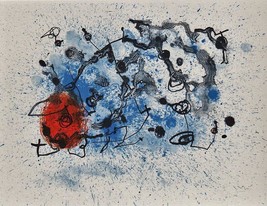 JOAN MIRÓ Lithograph w/COA. #UniqueGift 1975 Miró litógrafo. Limited Edition ART - £140.48 GBP
