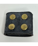 Vtg Safariland 654 Slotted Belt Keeper Extra-Wide 4-Snap Brass Snap Plai... - €12,27 EUR