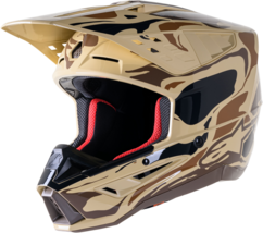 New Alpinestars SM5 Mineral Dark Brown Kangaroo Helmet MX Motocross ATV Adult - £236.25 GBP