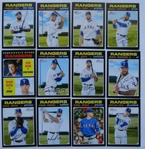 2020 Topps Heritage Texas Rangers Base Team Set of 12 Baseball Cards - £1.56 GBP