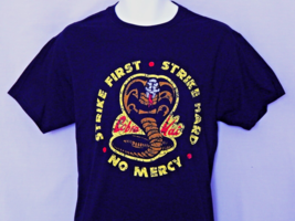Karate Kid Cobra Kai movie T-Shirt Mens Size Medium Black Vintage No Mercy NEW - £11.99 GBP