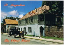 Postcard The Oldest House St Augustine Florida - £2.32 GBP