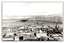 RPPC  San Francisco Oakland Bay Bridge California CA UNP Postcard V10 - £3.07 GBP