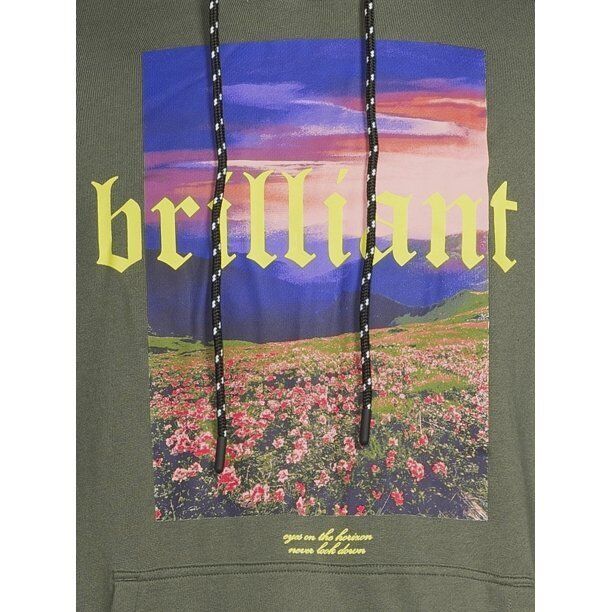 No Boundaries Men's Hoodie with Short Sleeves Green Size XL (46-48) Item image 2