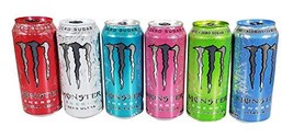 Monster Energy Ultra Zero Sugar Energy Drinks 16 Fl Oz Cans Variety Pack 6 Pack - £21.08 GBP