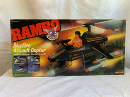 1986 Coleco Rambo &quot;SKYFIRE ASSAULT COPTER&quot; Action Figure Vehicle FACTORY... - £312.83 GBP