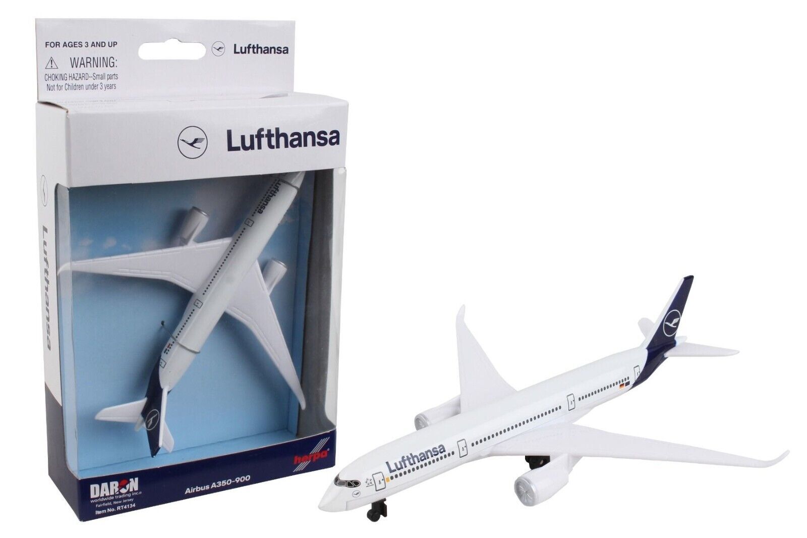 6 Inch Airbus A350 A350-900 Lufthansa Diecast Airplane Model APPROX 1/43... - $19.79