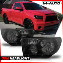 Pair L+R Smoke Clear Corner Replacement Headlight for 07-13 Tundra 08-17 Sequoia - £152.65 GBP