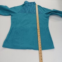 Columbia XK0193 Women's Turquoise 1/4 Zip Pullover Sweatshirt Jacket Size Medium image 9