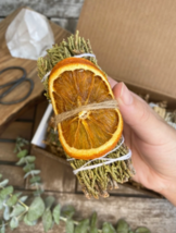 Juniper Sage Smudge Sticks W/ Orange Stick - £9.50 GBP