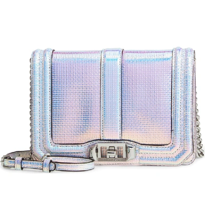 NWT Rebecca Minkoff Small Love Crossbody, Opal Iridescent  - $300.00