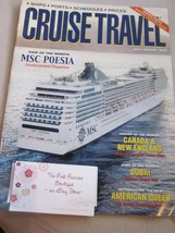 Cruise Travel Magazine July August 2012 MSC Poesia Canada and New England New - £7.91 GBP