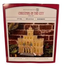 Dept 56 CITY HALL Christmas In The City 6011382 Brand New - $326.69