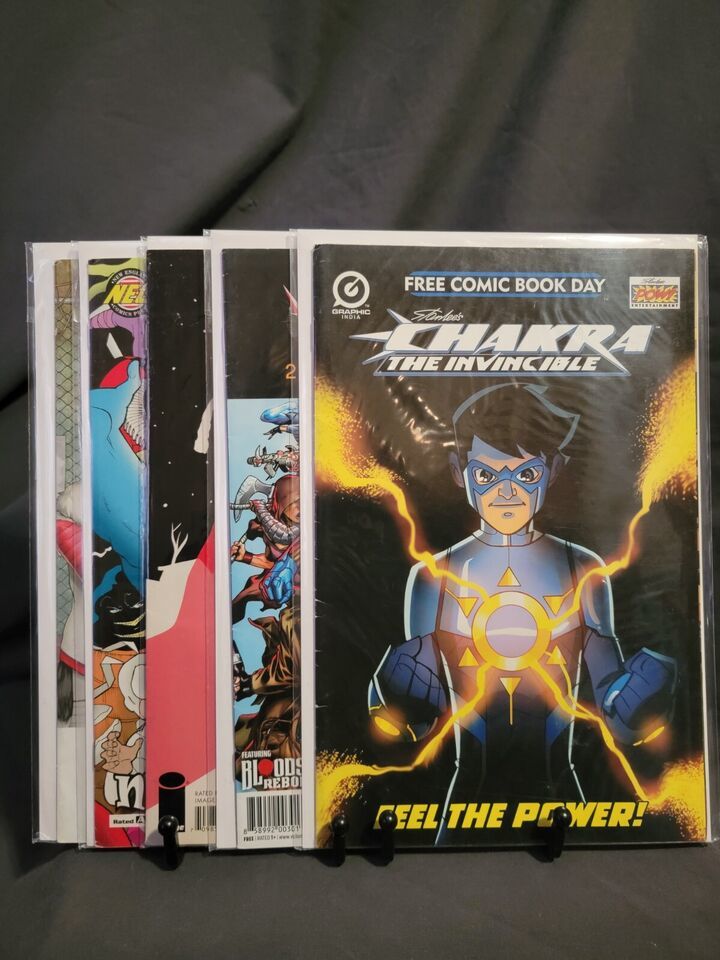 Free Comic Book Day Lot Of 5 Books - $9.90