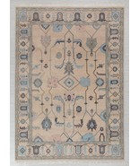 Oushak Hand Knotted Turkish Design Rug living room Beige Checkered Rug C... - $6,186.51 MXN+