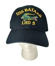 USS BATAAN LHD 5 The Corps US Navy Baseball Blue Cap One Size Adjustable - $24.74